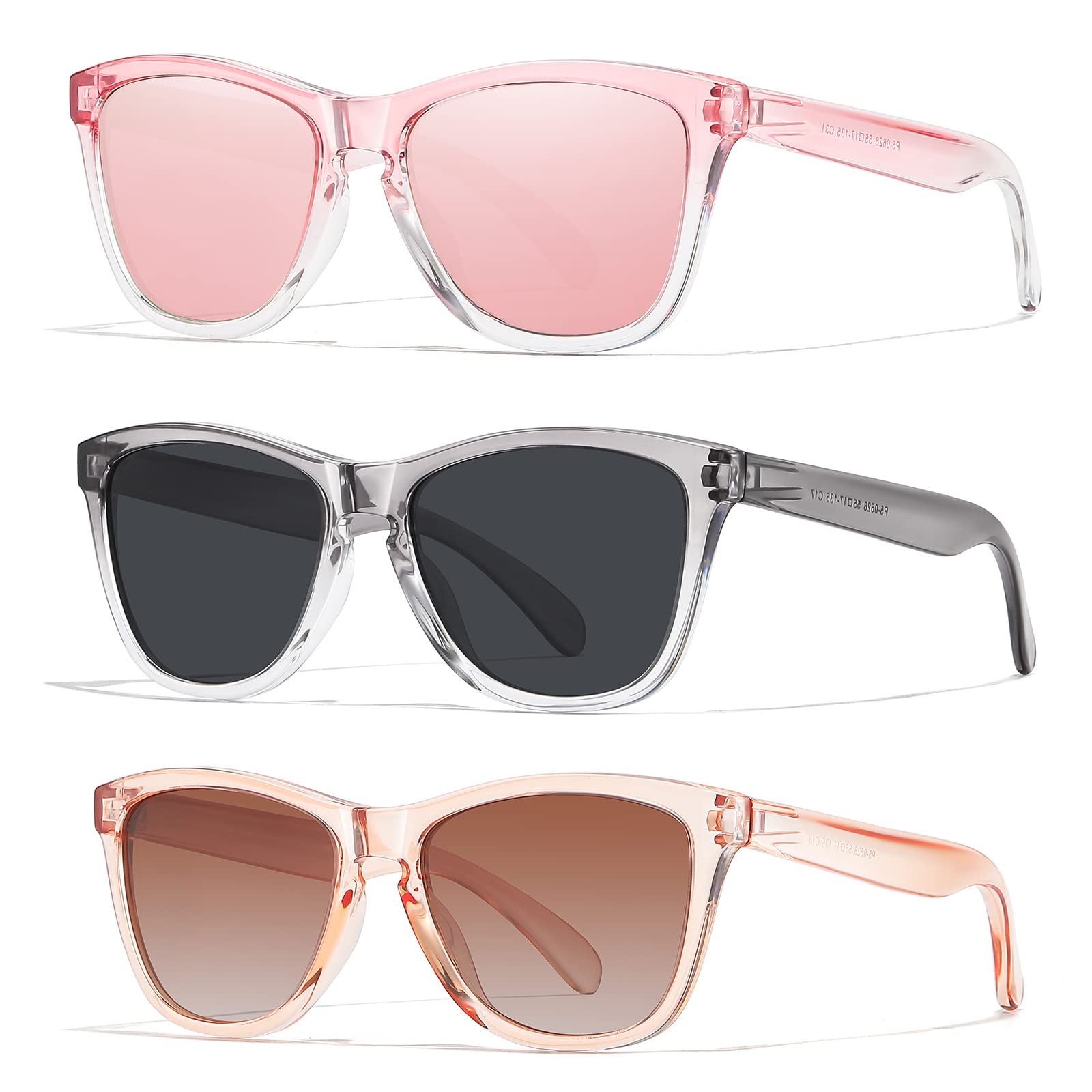 Sunglasses Womens Polarized Sunglasses for Mens Womens Retro Mirror Lens for Driving Fishing UV400 Protection