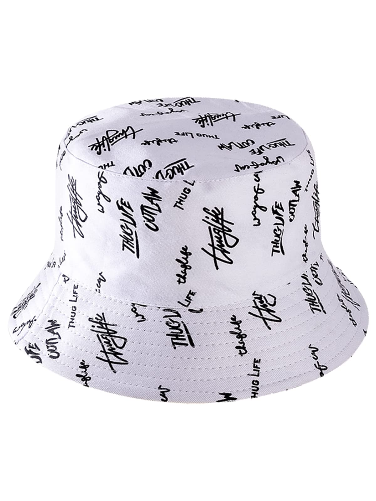 Packable Reversible Printed Bucket Hat Unisex for Men Women Beach Fisherman Cap