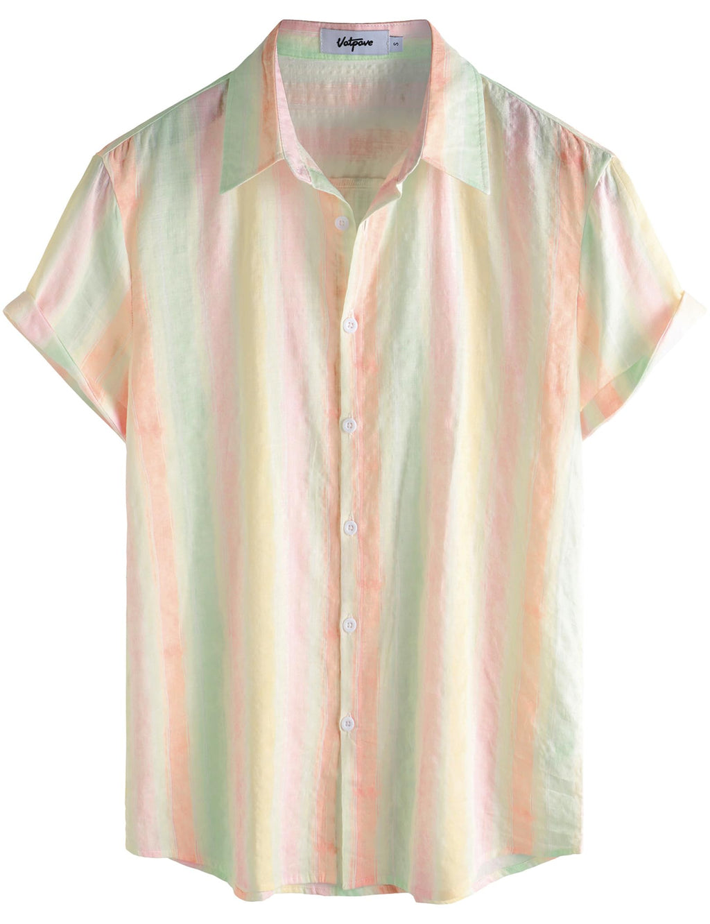 VATPAVE Mens Casual Hawaiian Floral Shirts Short Sleeve Button Down Tropical Shirts Beach Summer Shirts