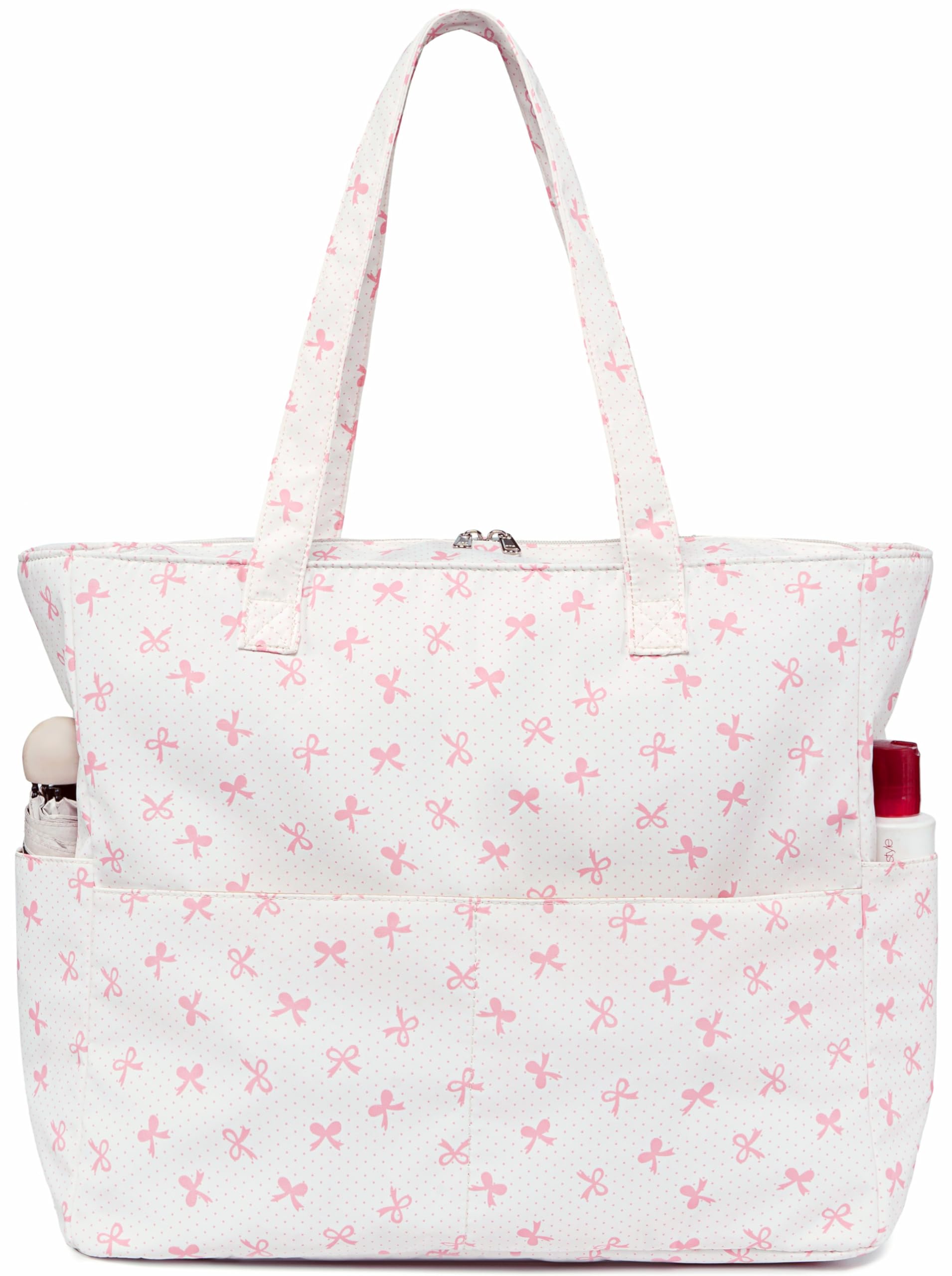 LEDAOU Large Beach Bag Women Waterproof Sandproof Zipper Beach Tote Pool Bag for Swim Gym Grocery Travel with Wet Pocket | Waterproof