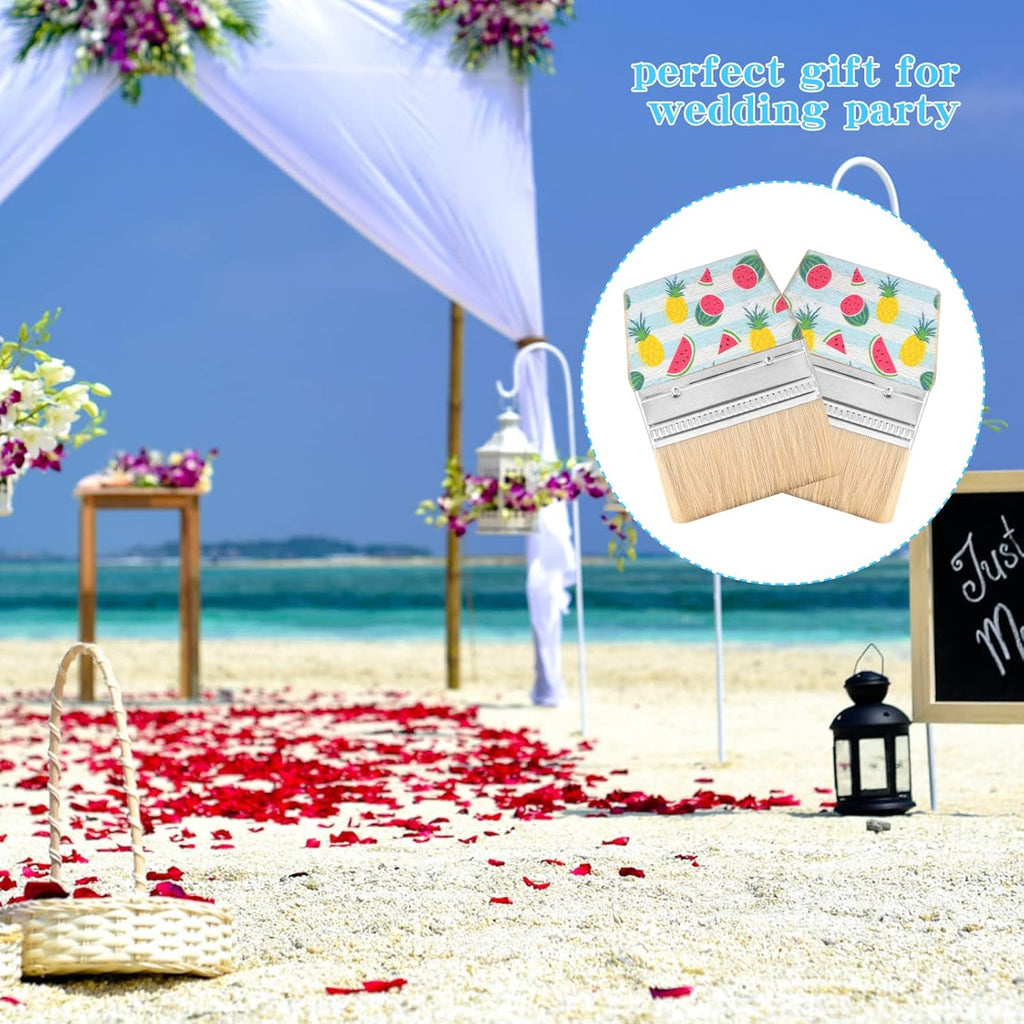WANGDEFA Sand Beach Cleaning Brush Body Skin Feet Sand Remover for Beach Volleyball Sandboxes Beach Events Water Activities Sand Occasion (Fruit)