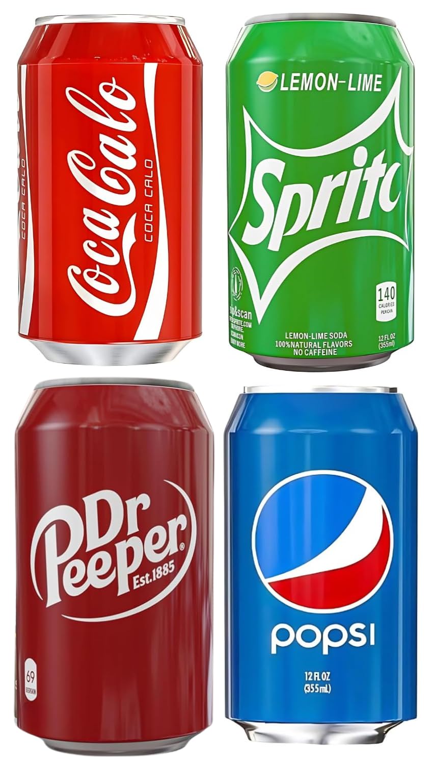 BeerSkin Skywin Silicone Can Covers that Look Like Soda - 6 Pack 12 oz (355ml), Reusable & Durable Soda Can Cover, Fun Kozies for Cans for Camping, Parties, Outdoor, Beach Accessories (Red)