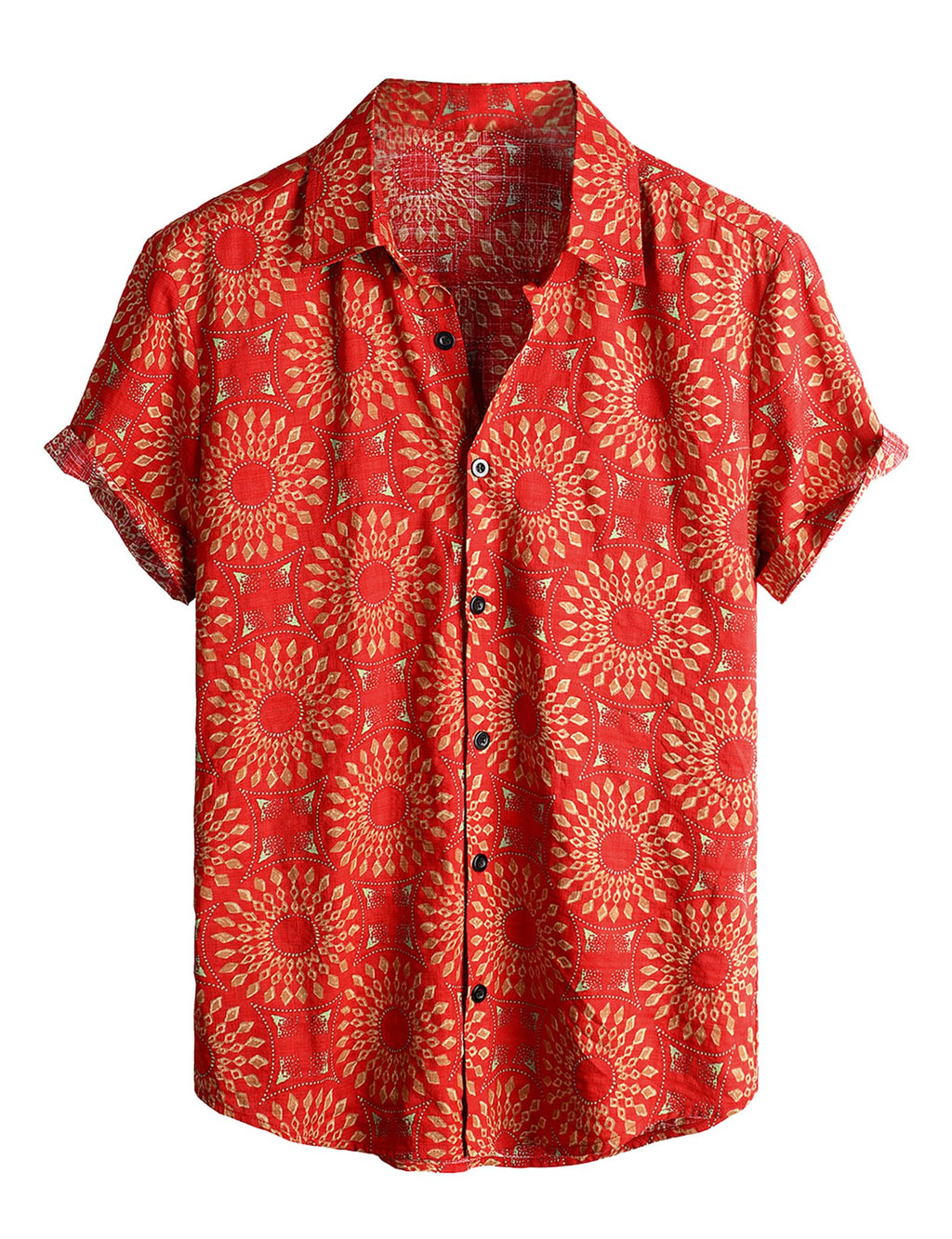 VATPAVE Mens Casual Hawaiian Floral Shirts Short Sleeve Button Down Tropical Shirts Beach Summer Shirts