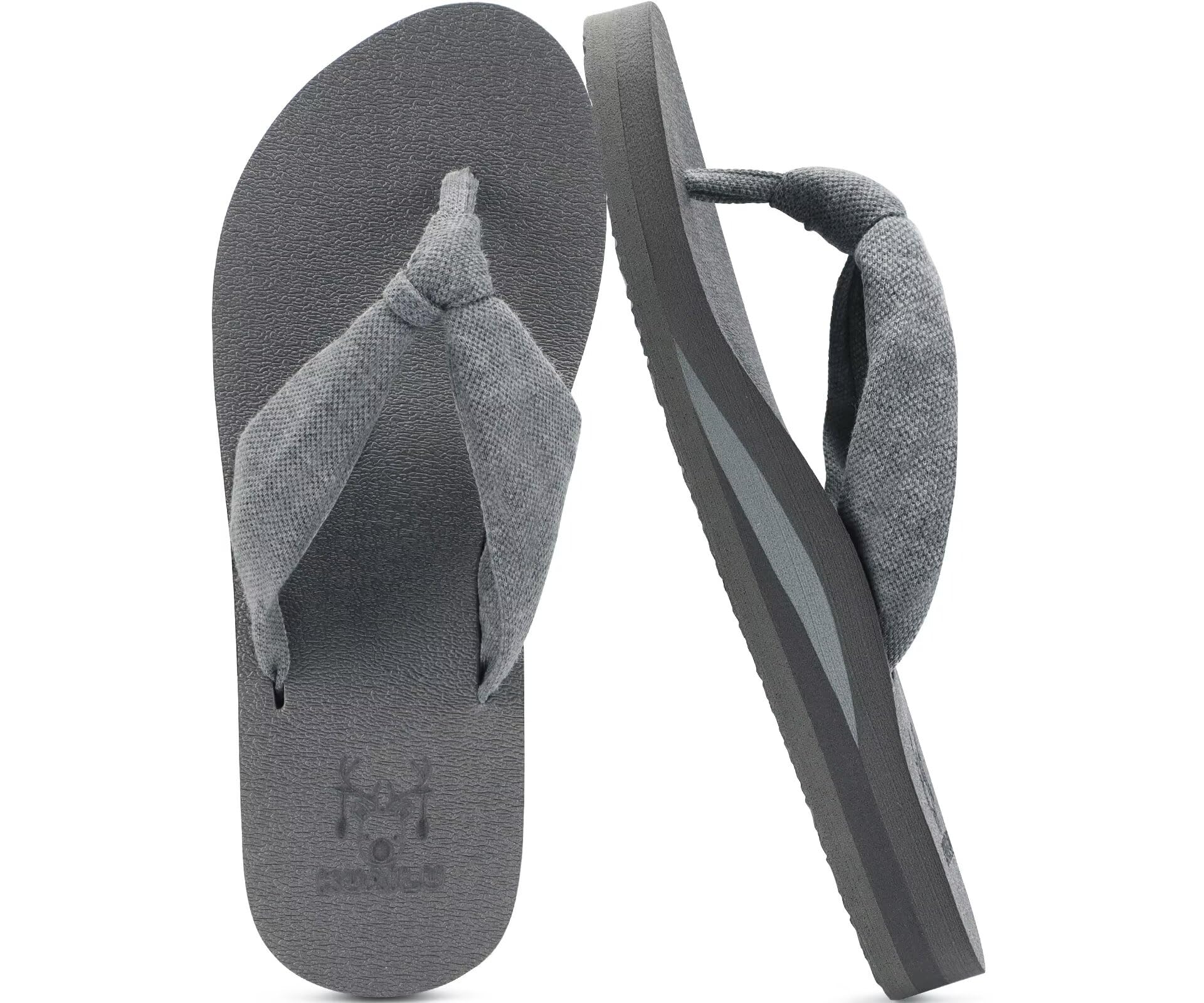 KuaiLu Flip Flops for Women with Arch Support Yoga Mat Comfortable Summer Beach Walking Thong Cushion Sandals Slip On Indoor Outdoor