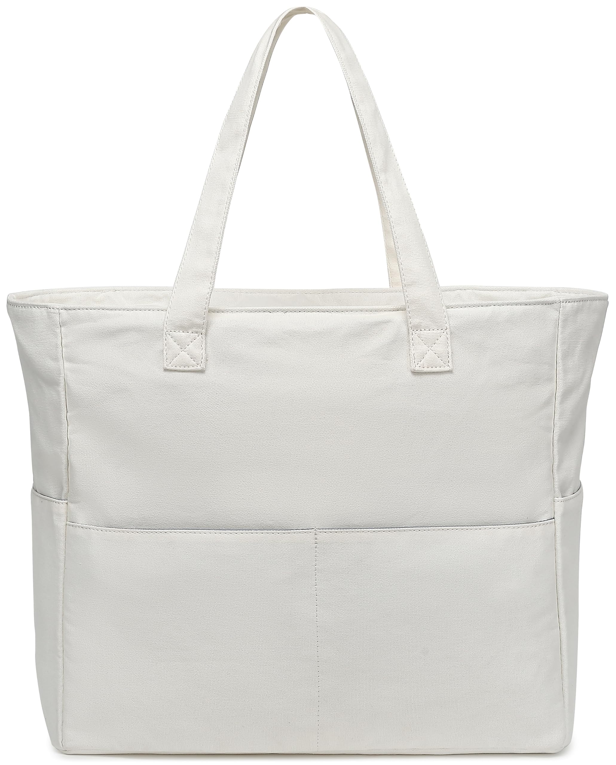 LEDAOU Large Beach Bag Women Waterproof Sandproof Zipper Beach Tote Pool Bag for Swim Gym Grocery Travel with Wet Pocket | Waterproof