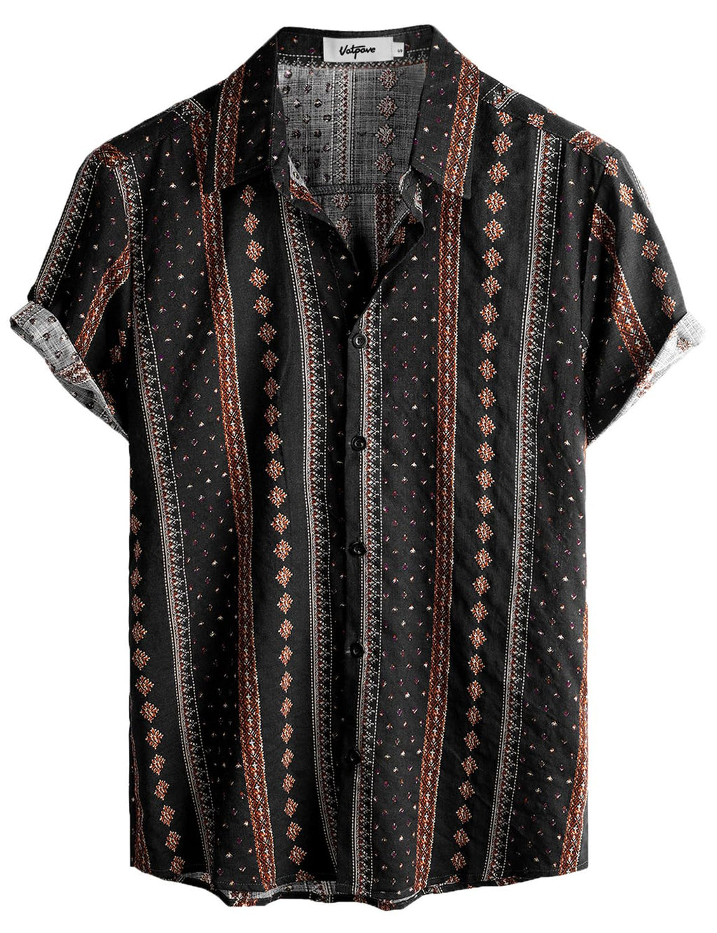 VATPAVE Mens Casual Hawaiian Floral Shirts Short Sleeve Button Down Tropical Shirts Beach Summer Shirts